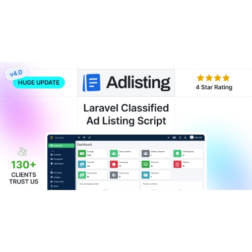Adlisting – Buy Sell Classified Ads Marketplace Laravel Script Adlisting – Buy Sell Classified Ads Marketplace Laravel Script - Görsel 1
