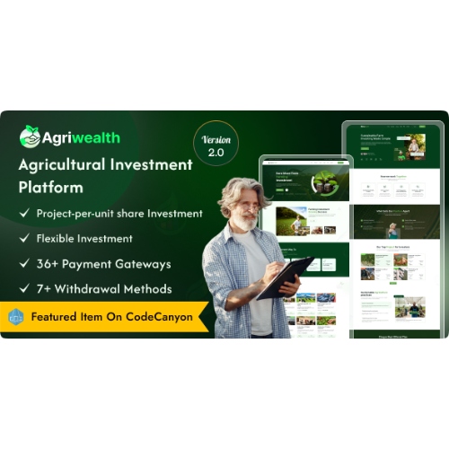 AgriWealth – Agricultural HYIP Investment and Ecommerce Solution
