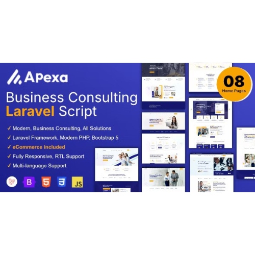 Apexa – Multi-Purpose Business Consulting Laravel Script
