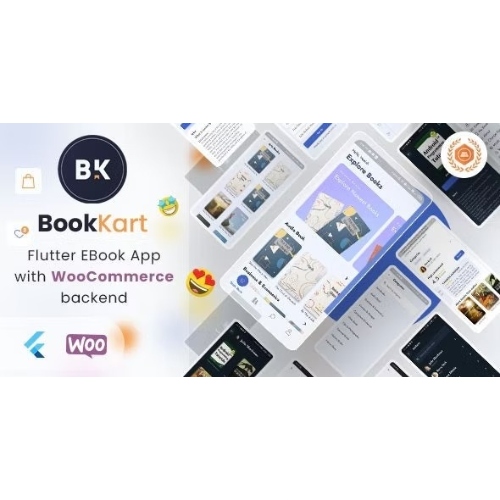BookKart: Flutter 3.x EBook Reader App For WordPress with WooCommerce