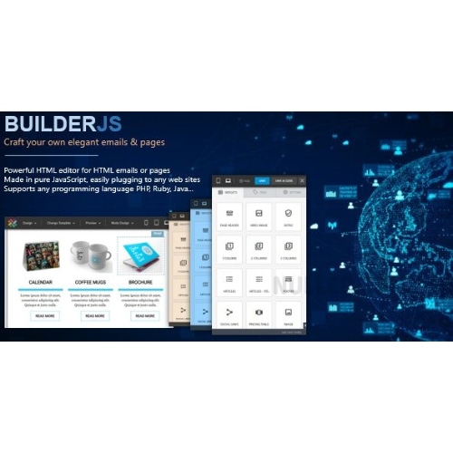 BuilderJS – HTML Email & Page Builder