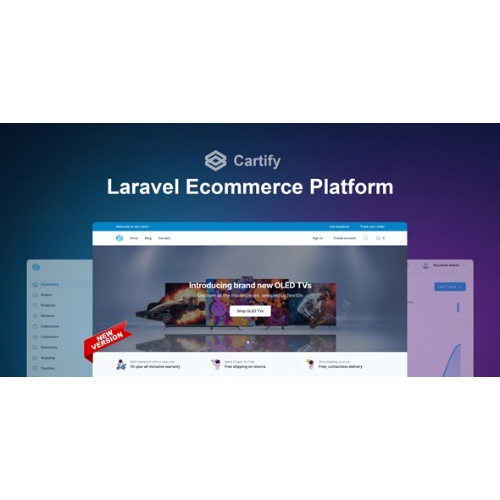 Cartify – Laravel Ecommerce Platform with Tailwind CSS