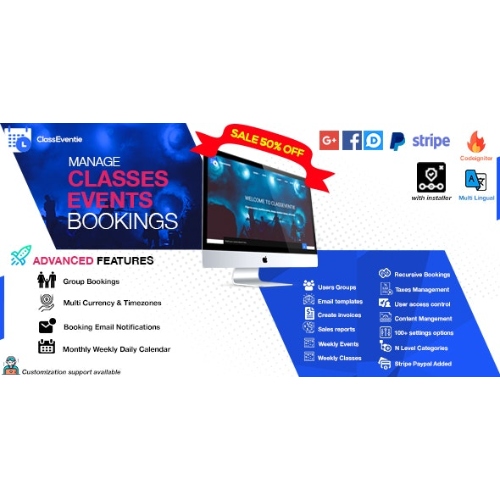 Classeventie – Online Classes & Events Booking