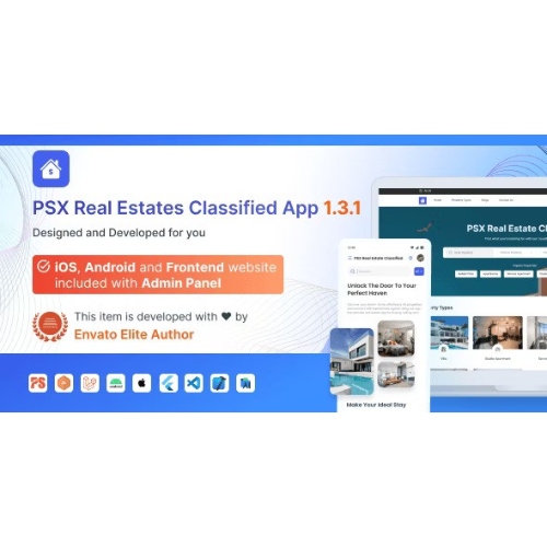 Classified For RealEstates | Classified App with Frontend and Admin Panel