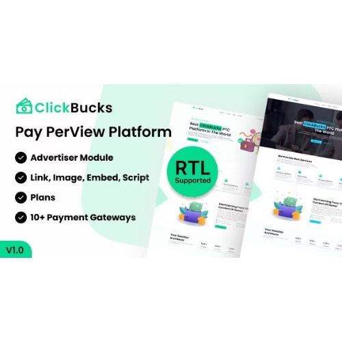 ClickBucks – Pay Per View Platform