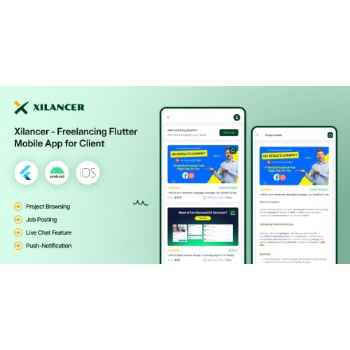 Client Flutter Mobile App – Xilancer Freelancer Marketplace Platform