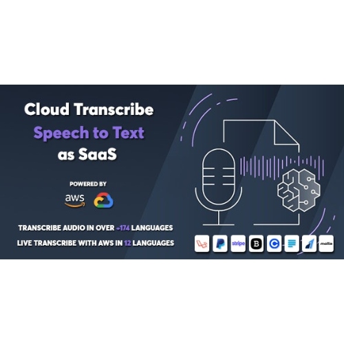 Cloud Transcribe – Speech to Text as SaaS