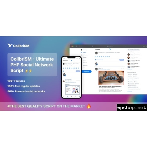 ColibriSM – The Ultimate Social Network PHP Script