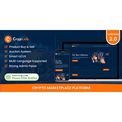 CrypLab – Crypto Marketplace Platform
