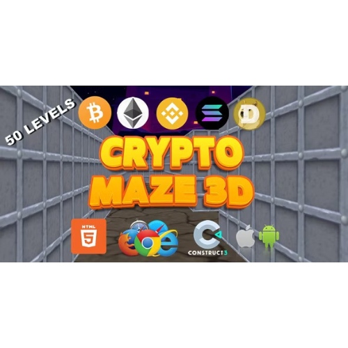 Crypto Maze 3D – Crypto Game – 3D Game – HTML5