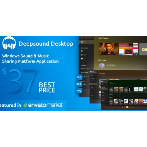 DeepSound Desktop – A Windows Sound & Music Sharing Platform Application