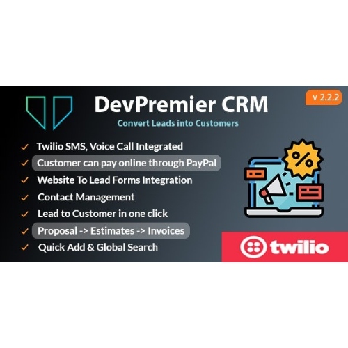 DevPremier CRM – Convert Leads into Customers