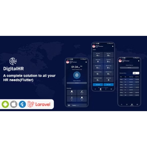 DigitalHR – A Complete HR Management System (Flutter)