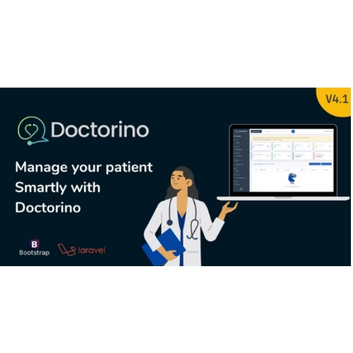 Doctorino – Doctor Practice Management System Laravel