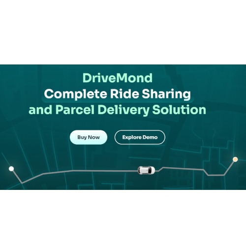 DriveMond – Ride Sharing & Parcel Delivery Solution Scripts