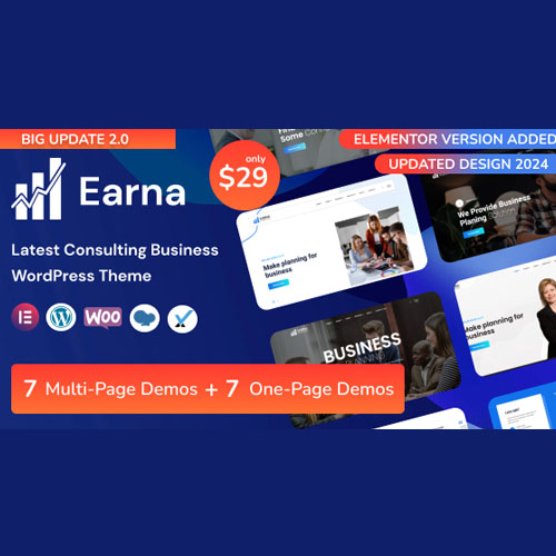 Earna – Business Consulting WordPress