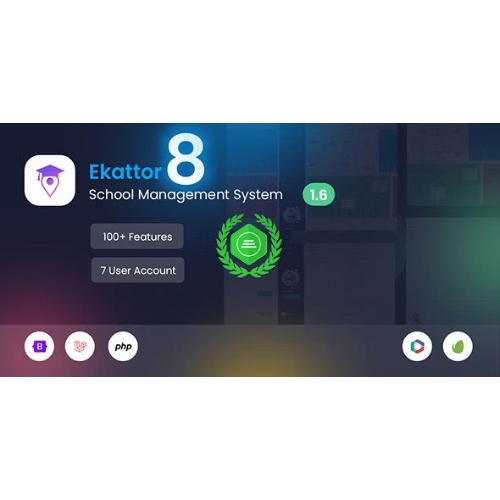 Ekattor 8 School Management System (SAAS)