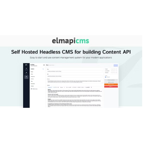 ElmapiCMS – Headless CMS for building Content API