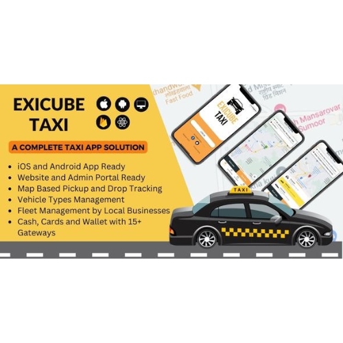 Exicube Taxi App