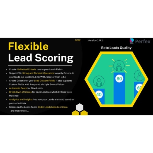 Flexible Lead Scoring and Lead Rating Module for Perfex