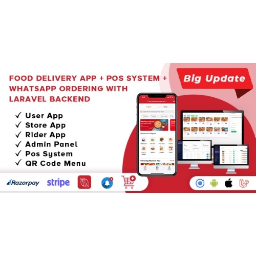 Food Delivery App – A Complete Ready to Use MultiStore Mobile App(Android, ios) + Website