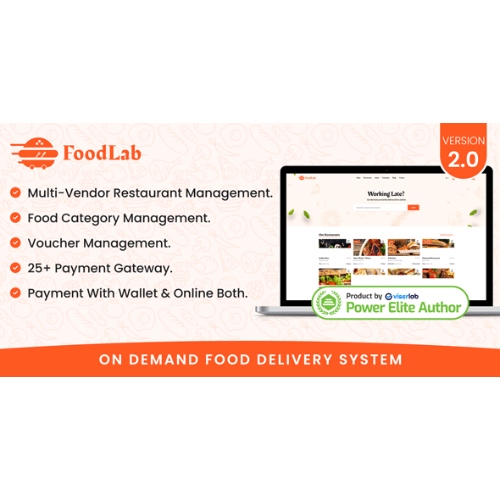 FoodLab – On demand Food Delivery System