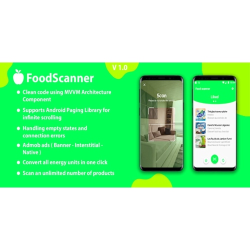 FoodScanner – Food Products Scanner Android App