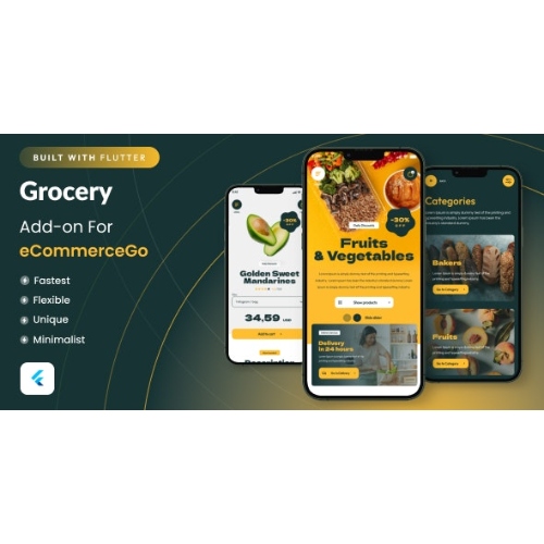 Grocery – Mobile Apps for eCommerceGo SaaS