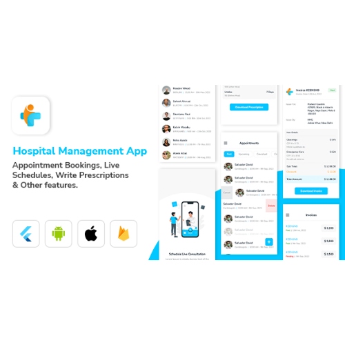 Hospital Management Mobile Application for Doctors & Patients – For HMS Single