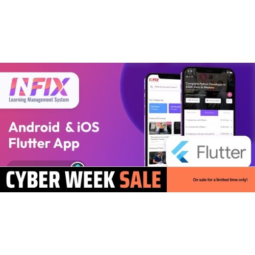 Infix LMS Flutter – Flutter Mobile App for Android and iOS