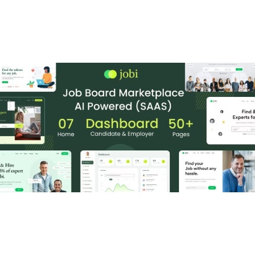 Jobi – Job Board Marketplace | AI Powered (SAAS)