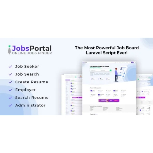 Jobs Portal – Job Board Laravel Script