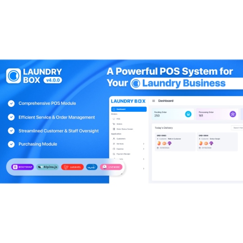 Laundry Box POS and Order Management System