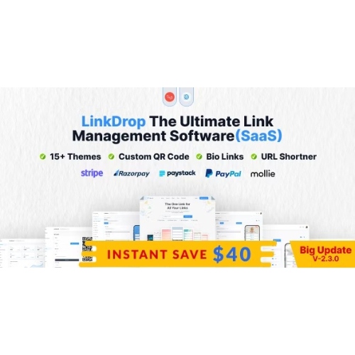 Linkdrop – SaaS Link Management Tool