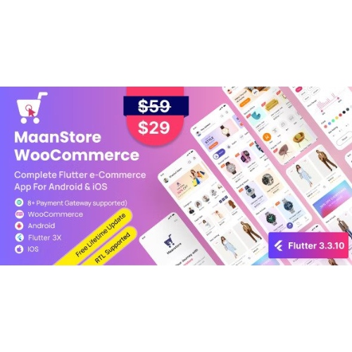 MaanStore – Flutter eCommerce Full App ( Android & iOS )