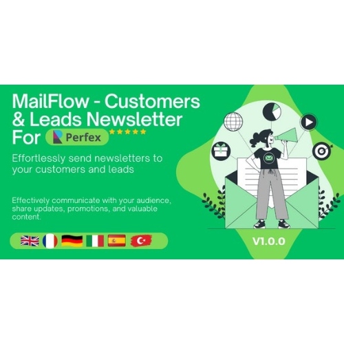 MailFlow – Customers & Leads Newsletter For Perfex CRM