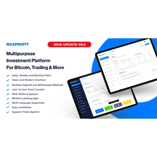 Max Profit – Online Multipurpose Investment Platform