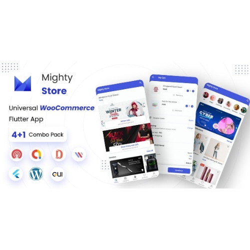 MightyStore WooCommerce – Flutter E-commerce Full App