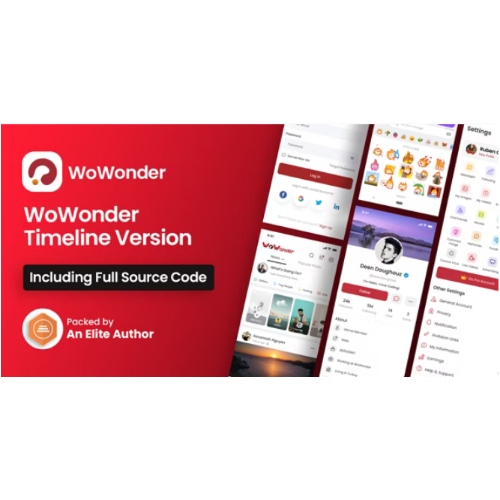 Mobile Native Social Timeline Applications – For WoWonder Social PHP Script
