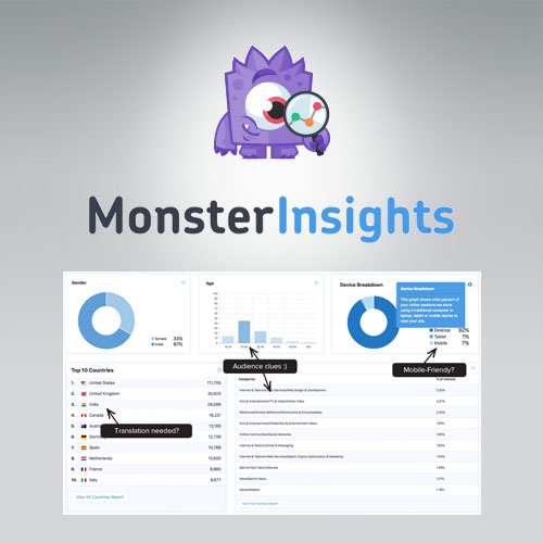 MonsterInsights Pro Google Analytics Premium