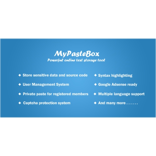 MyPasteBox – Powerful paste tool