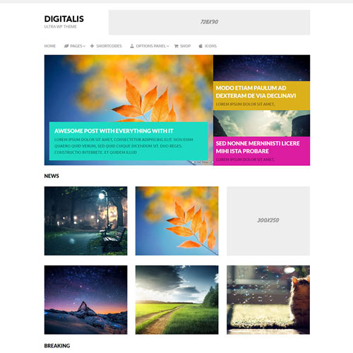 MyThemeShop Digitalis WordPress Theme MyThemeShop Digitalis WordPress Theme - Görsel 1
