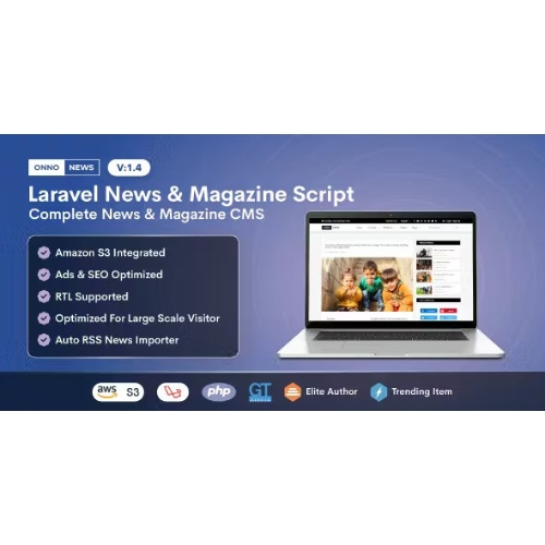 ONNO – Laravel News & Magazine Script