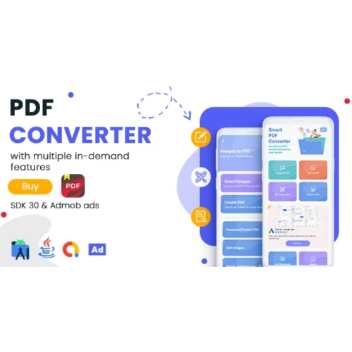 PDF Converter (VERSION 2.0) – PDF Editor for Android – Admob Ads