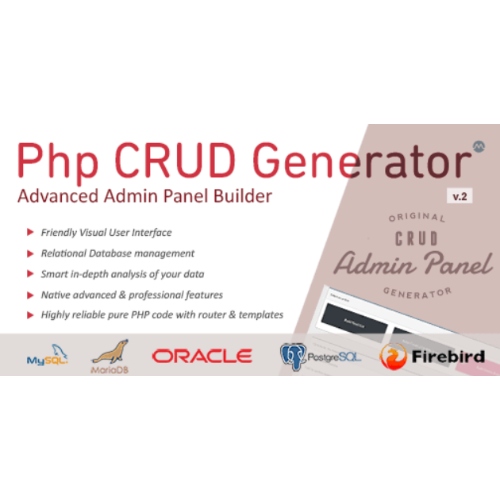 PHP CRUD – Bootstrap Dashboard Generator | PHPCG