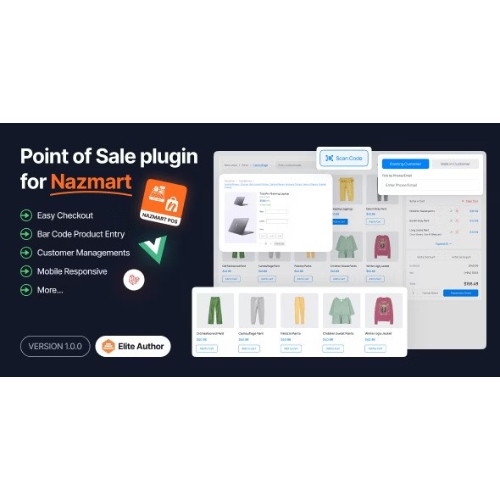 POS (Point Of Sales) Plugin – Nazmart Multi-Tenancy eCommerce Platform (SAAS)