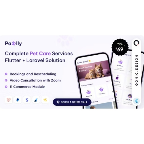 Pawlly – All-in-one Pet Care Solution in Flutter + Laravel with ChatGPT