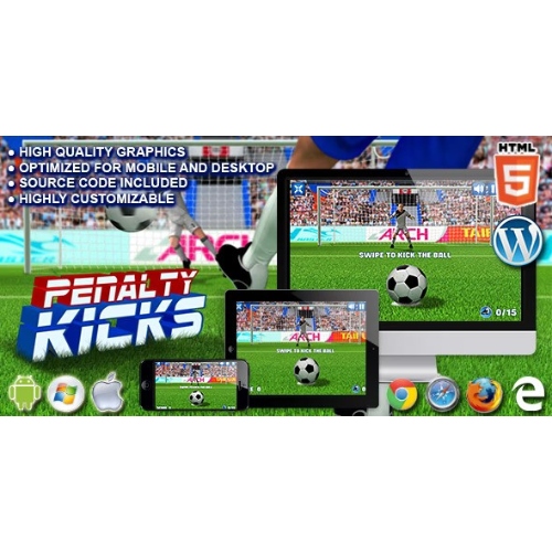 Penalty Kicks – HTML5 Sport Game