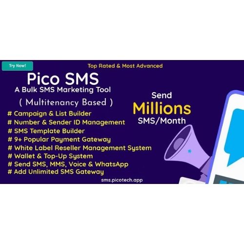 PicoSMS – A Bulk SMS Marketing Tool