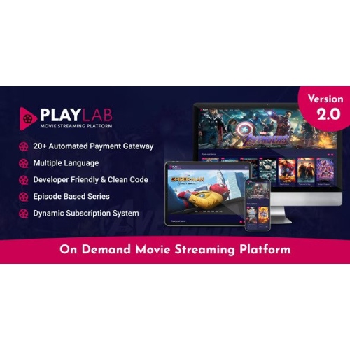 PlayLab – On Demand Movie Streaming Platform